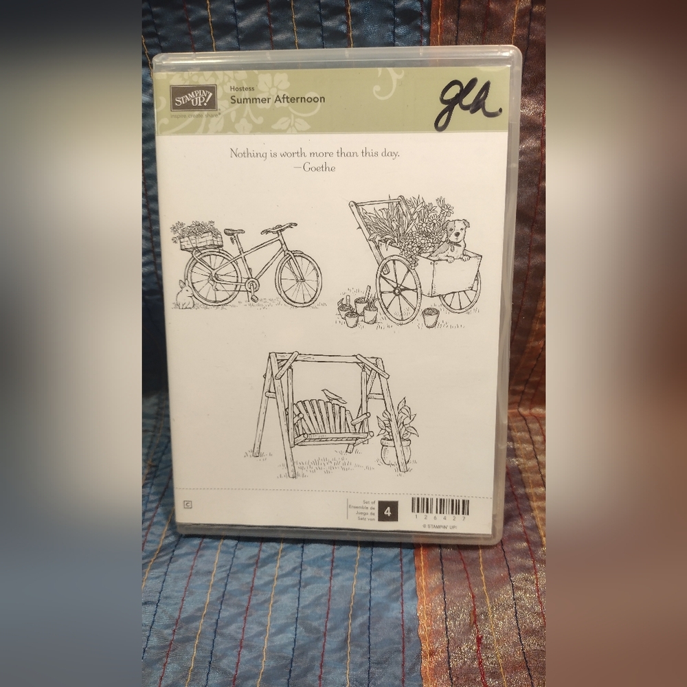 Stampin' Up! ( Summer Afternoon ) Outdoor Scenes Stamp Set